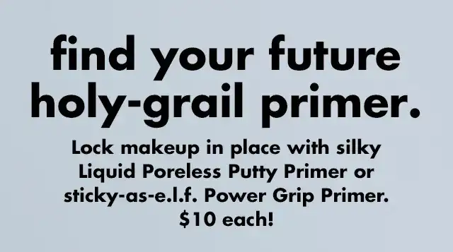 find your future holy-grail primer