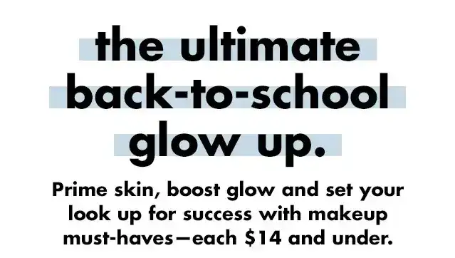 prime skin, boost glow, and set your look up