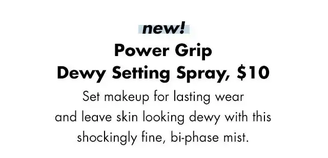 Bi-phase dewy makeup setting spray