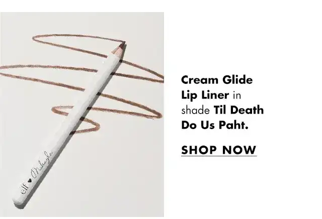 cream glide lip liner in shade til death do us paht