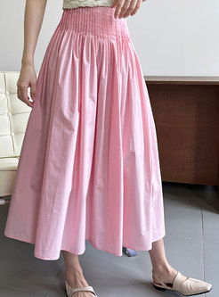 Sweet & Cute Big Hem Mid Length Skirts