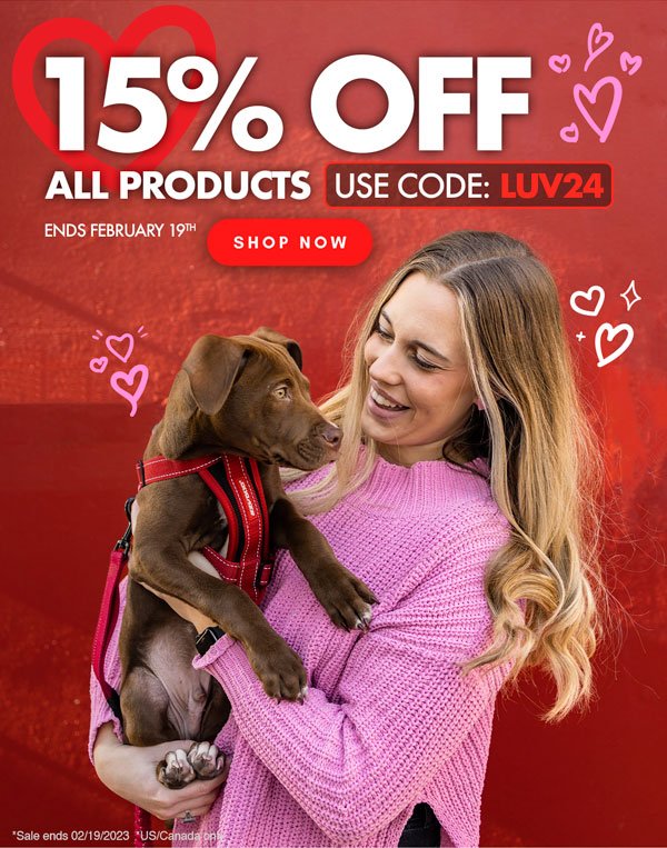 Valentine's Day Sale - save 15%!