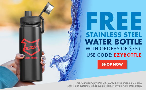 Free water bottle promotion