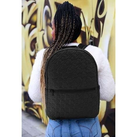 M Rpet Houndstooth Quilt Backpack