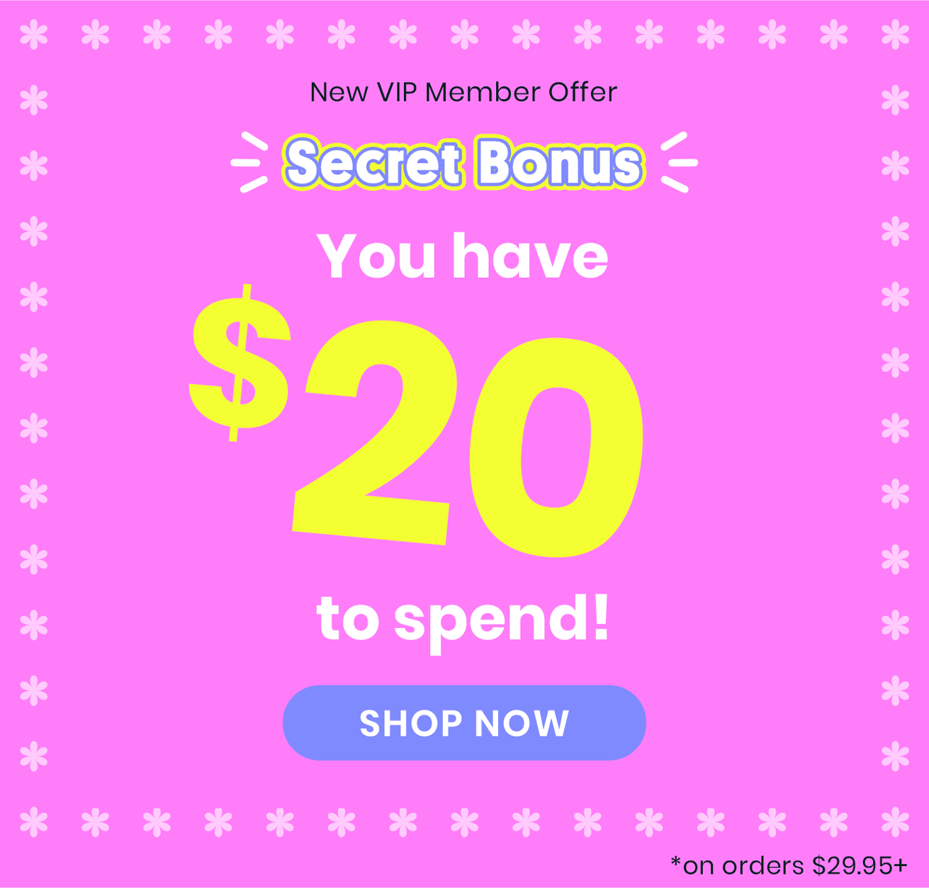 \\$20 to spend this week ONLY