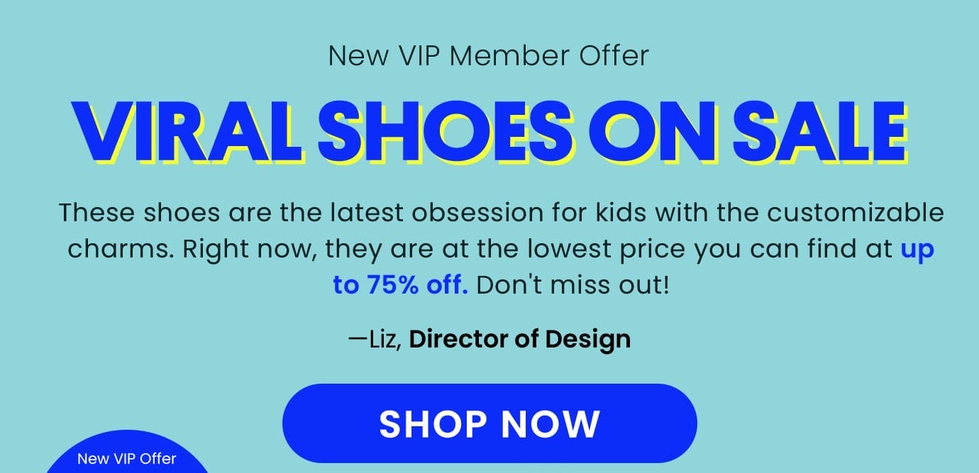 Up to 75% off New Shoes