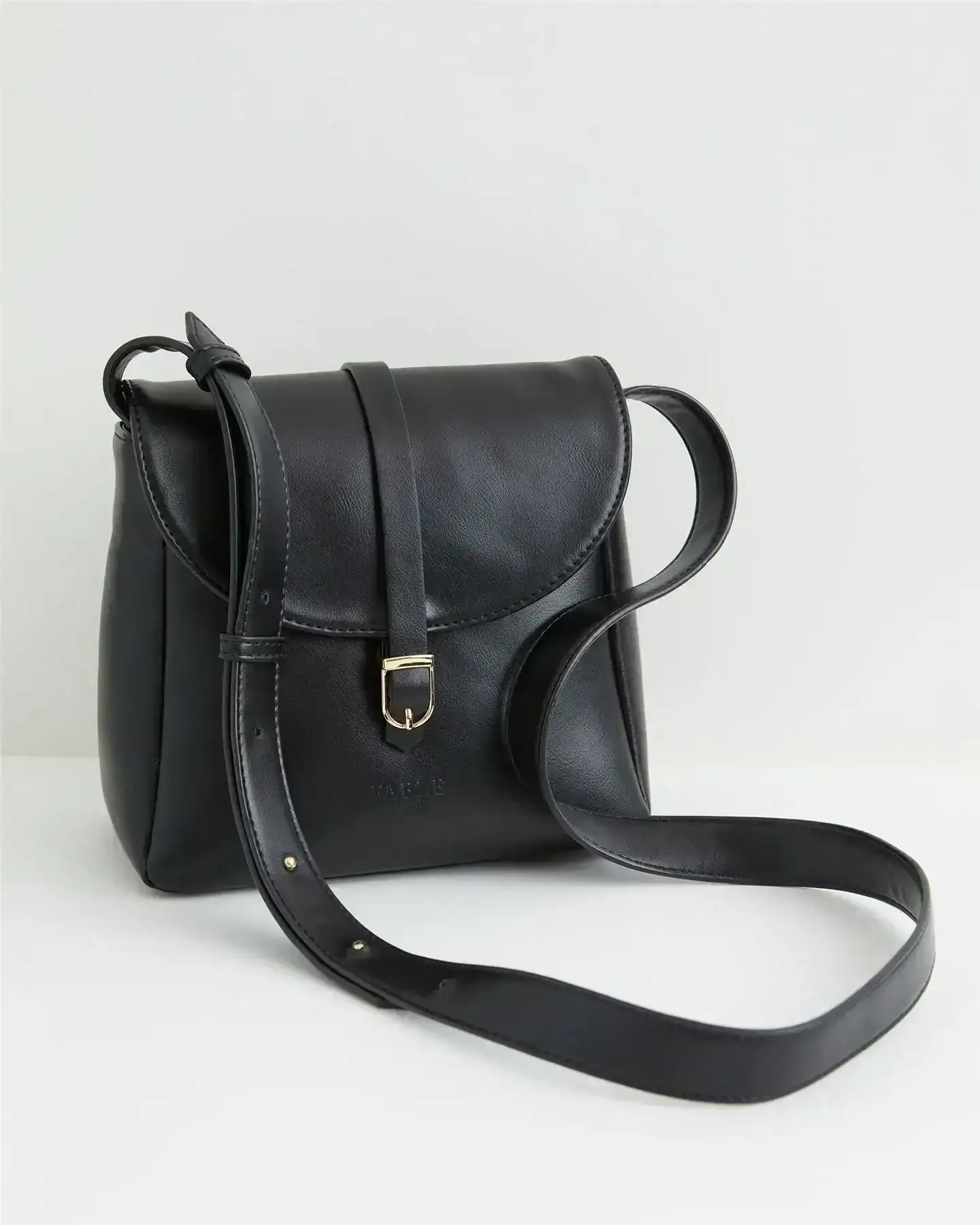 Image of Black Buckle Bag