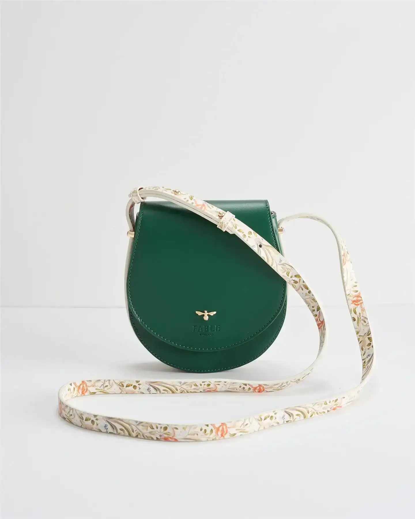 Image of Matilda Saddle Bag - Iris Green