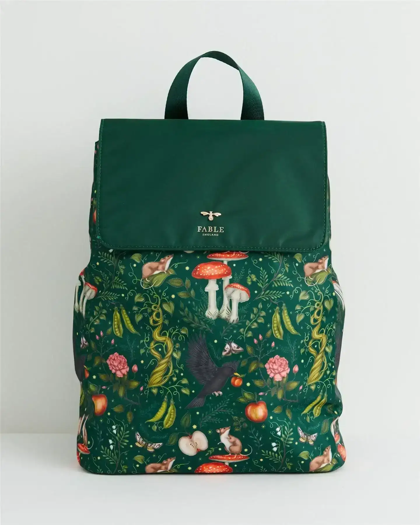 Image of Catherine Rowe Into The Woods Backpack - Green