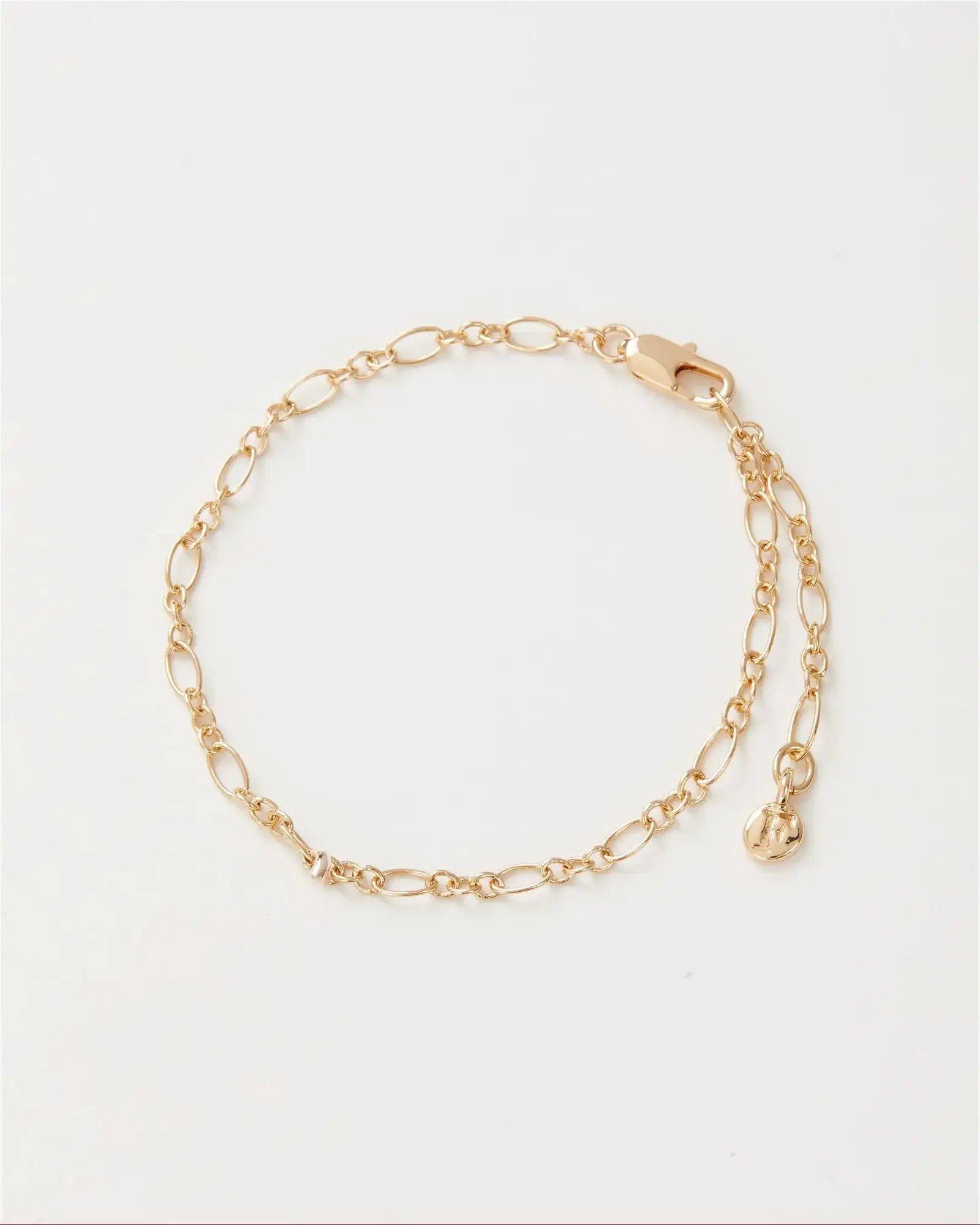 Image of Oval Figaro Chain Bracelet
