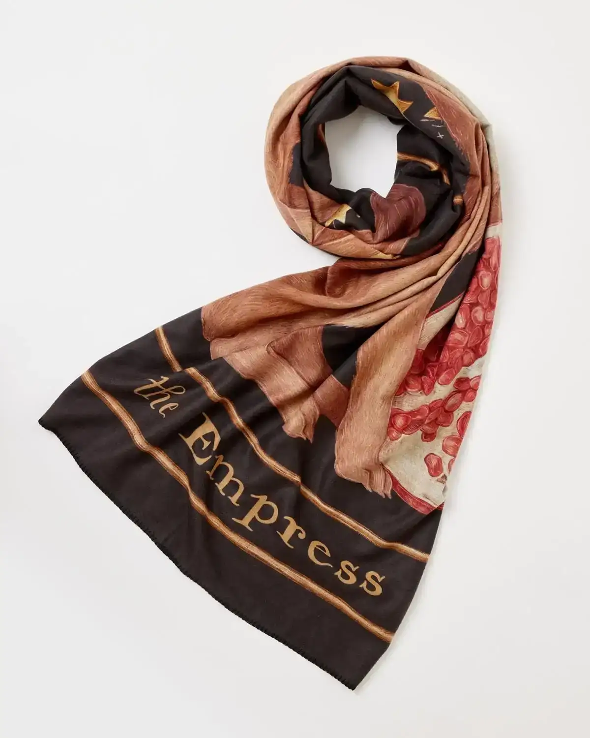 Image of The Empress' Tarot Tales Blanket Scarf - Jessica Roux Collaboration