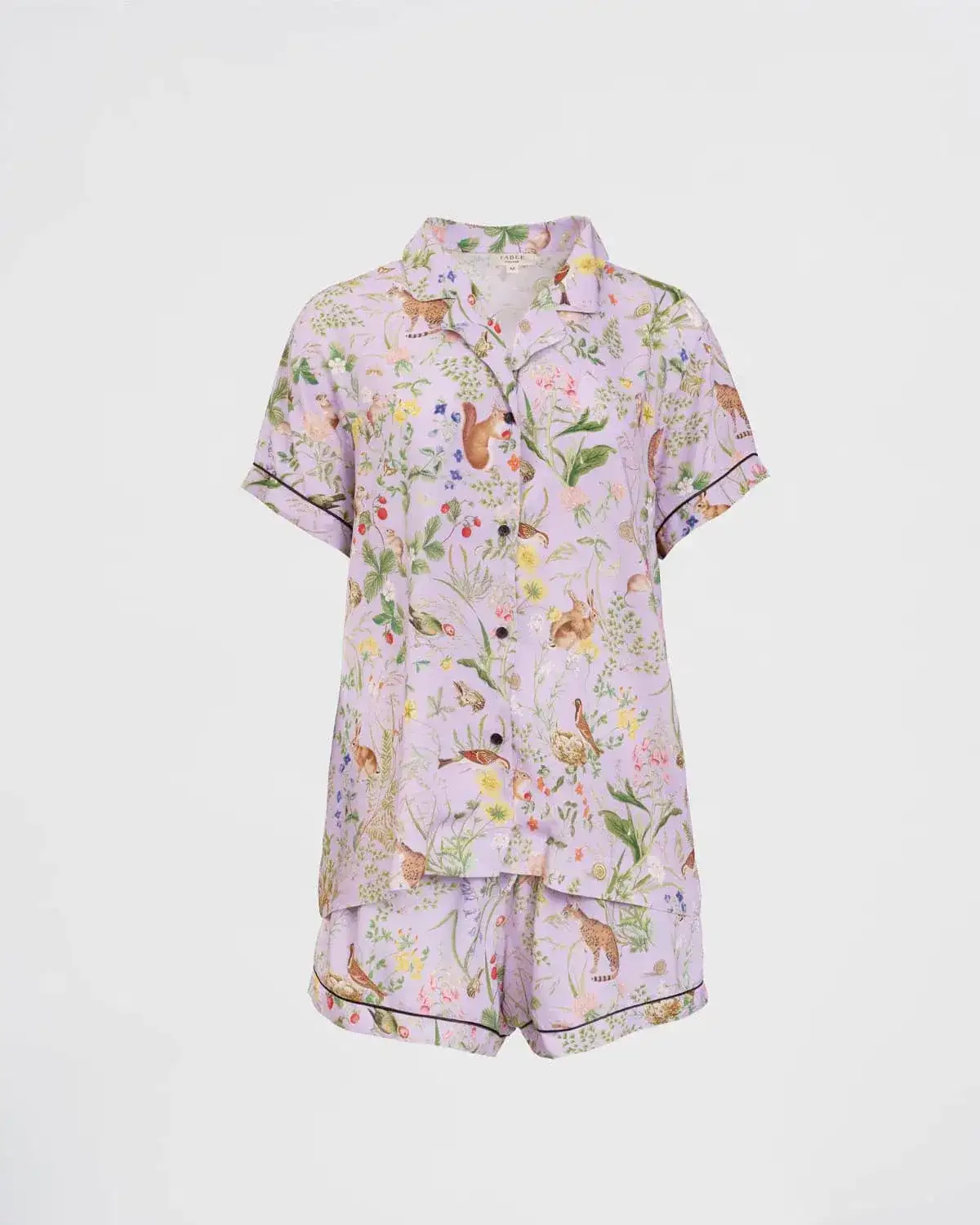 Image of Meadow Creature Lilac Short Pajamas