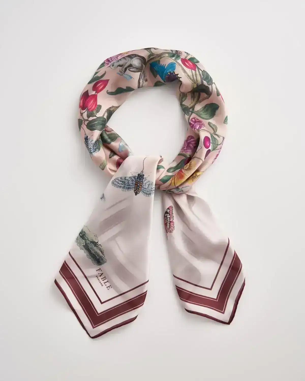 Image of Tree Of Life Narrative Silk Square Scarf