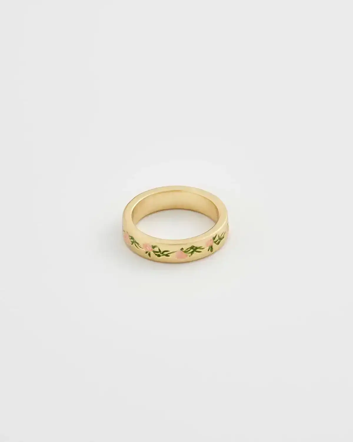 Image of NEW Pink Oxalis Hoop Ring