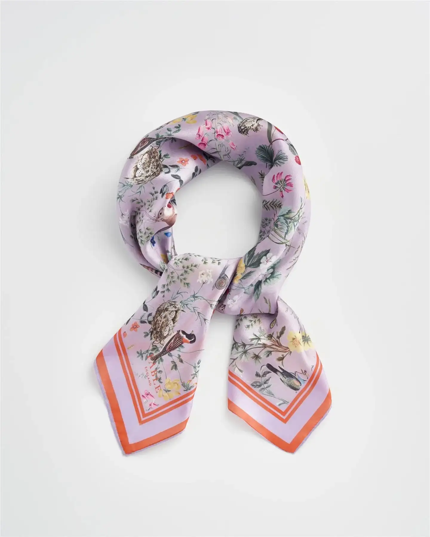 Image of Meadow Creatures Lilac Square Scarf