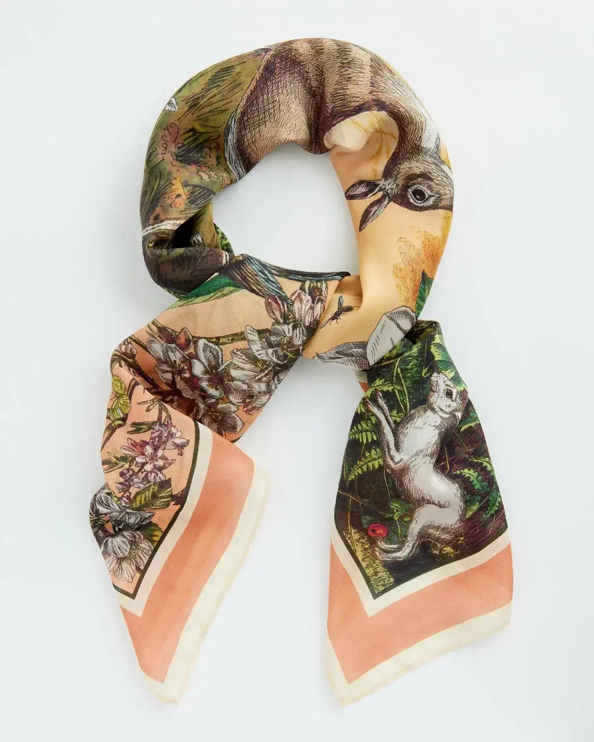 Image of Morning Song Narrative Square Scarf