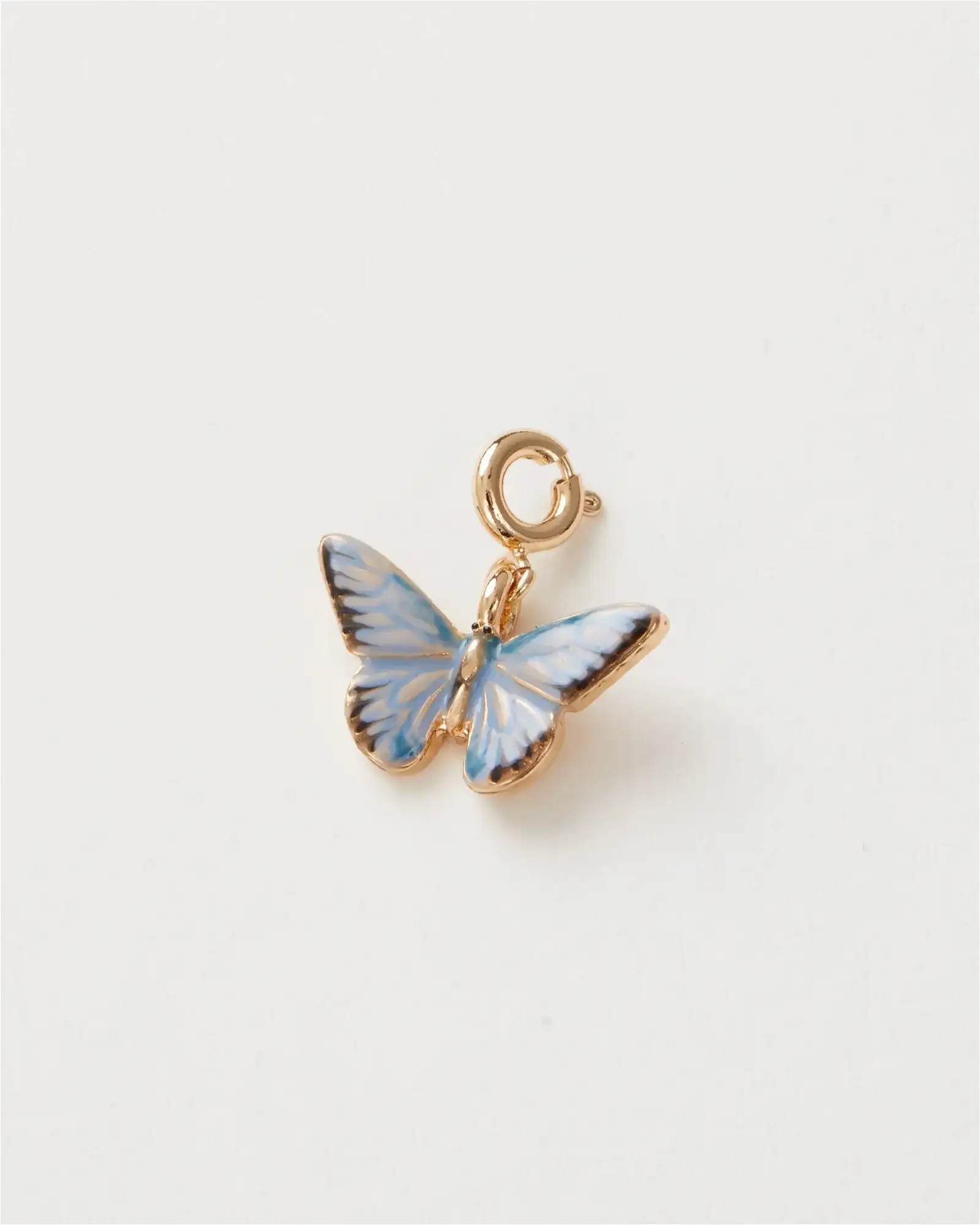 Image of Enamel Blue Butterfly Charm