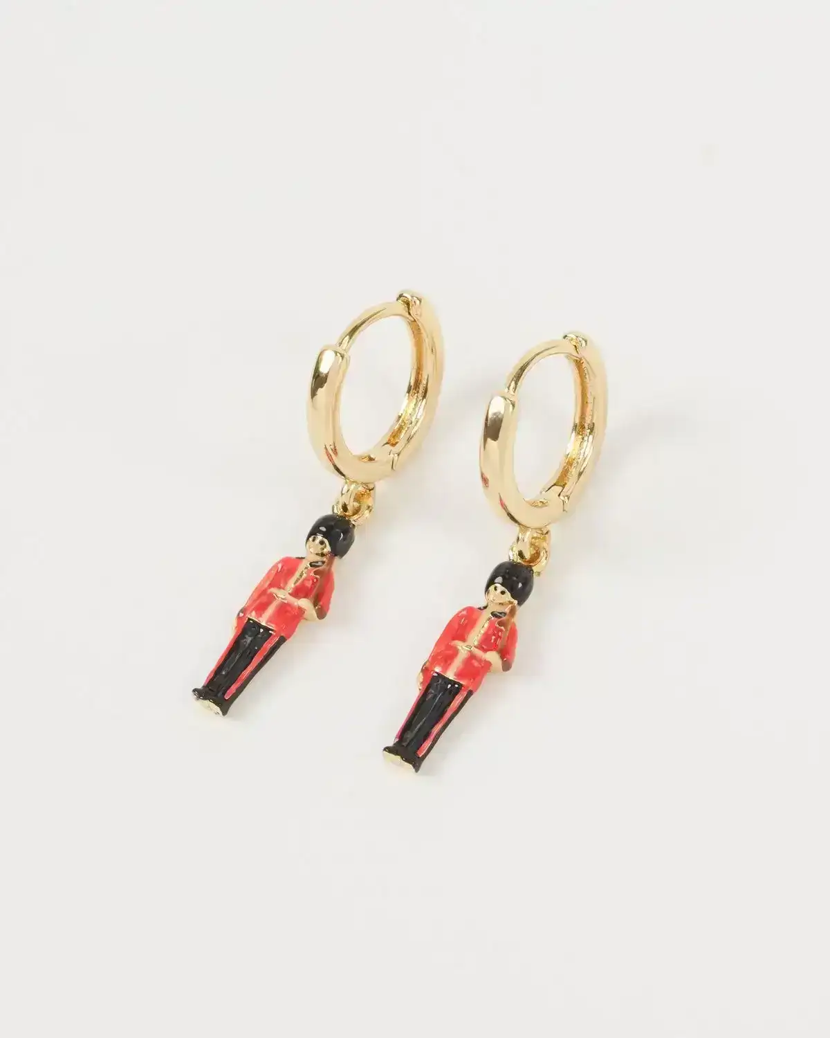 Image of Enamel King's Guard Earrings