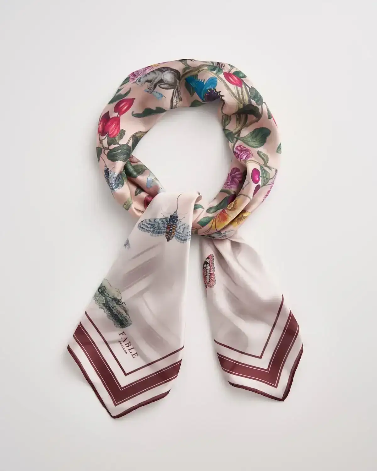 Image of Tree Of Life Narrative Silk Square Scarf