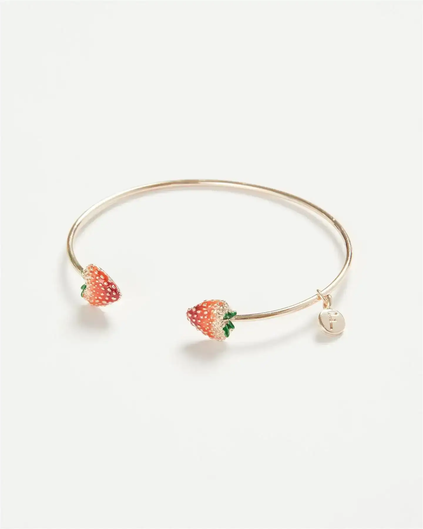 Image of Enamel Strawberry Bangle