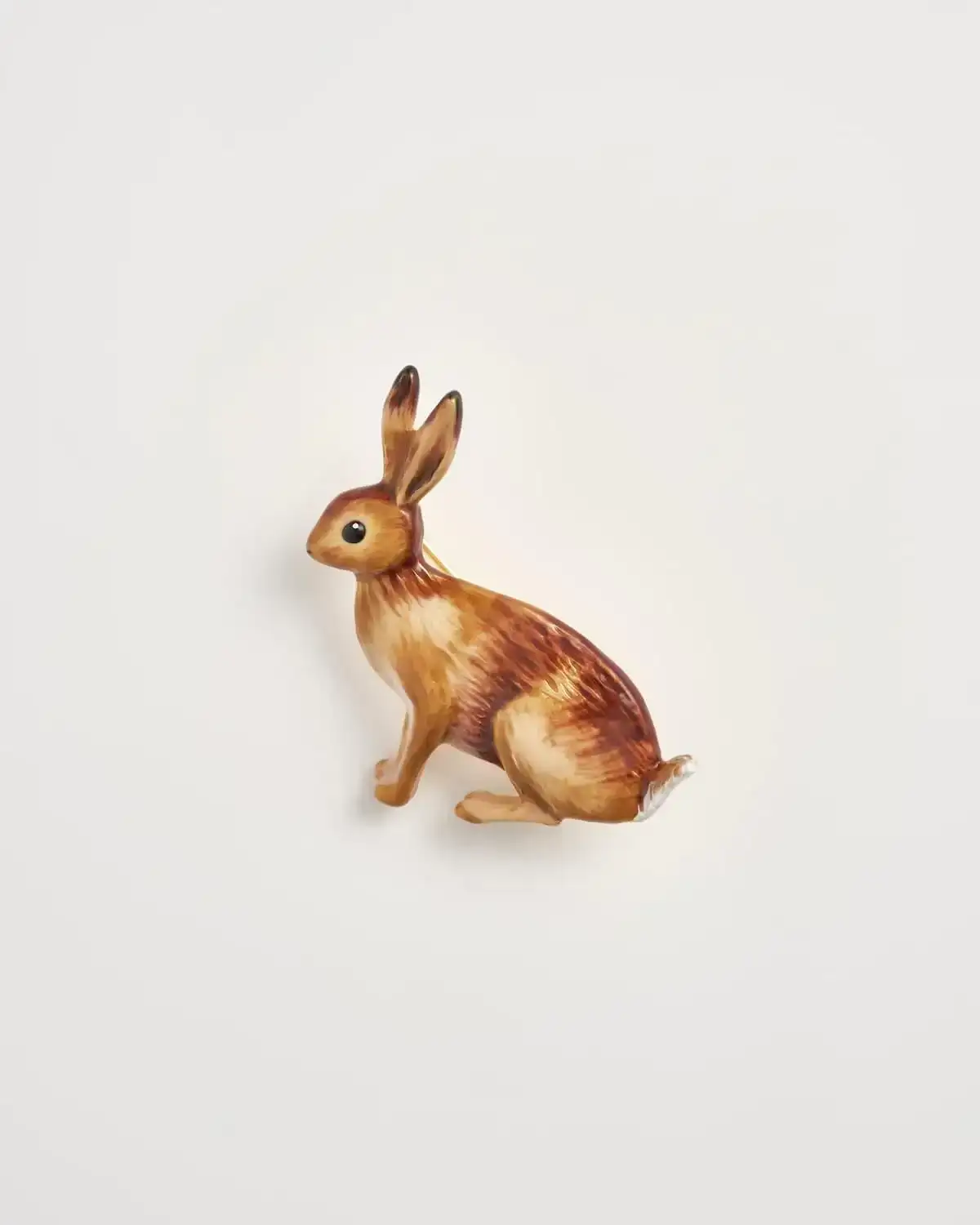 Image of Enamel Rabbit Brooch