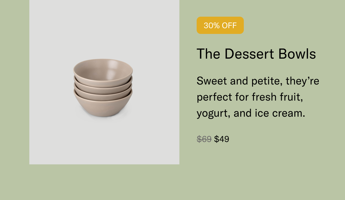 The Dessert Bowls