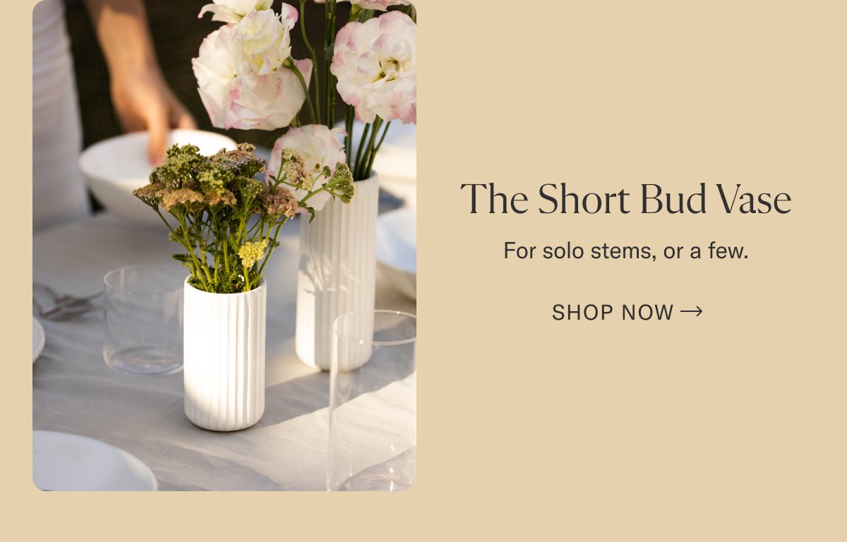 The Short Bud Vase