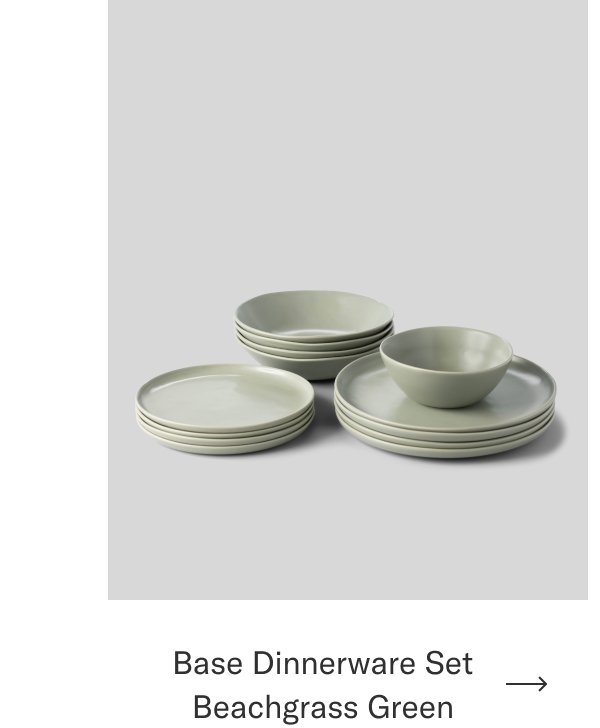 Beachgrass Green Base Dinnerware Set