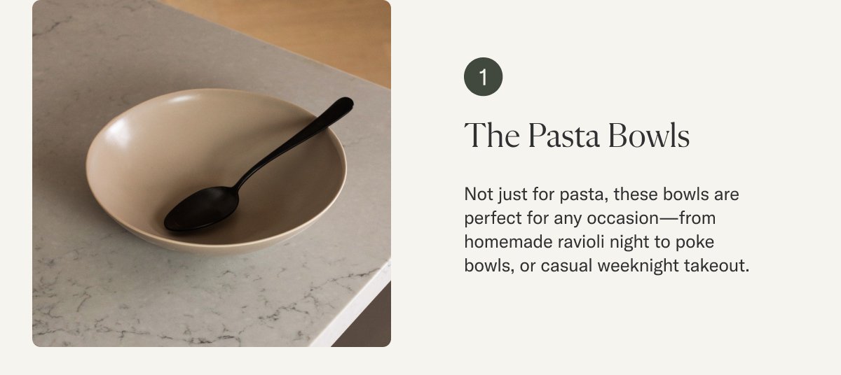 The Pasta Bowls