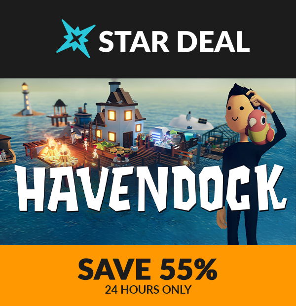 Star Deal! Havendock. Save 55% for the next 24 hours only!