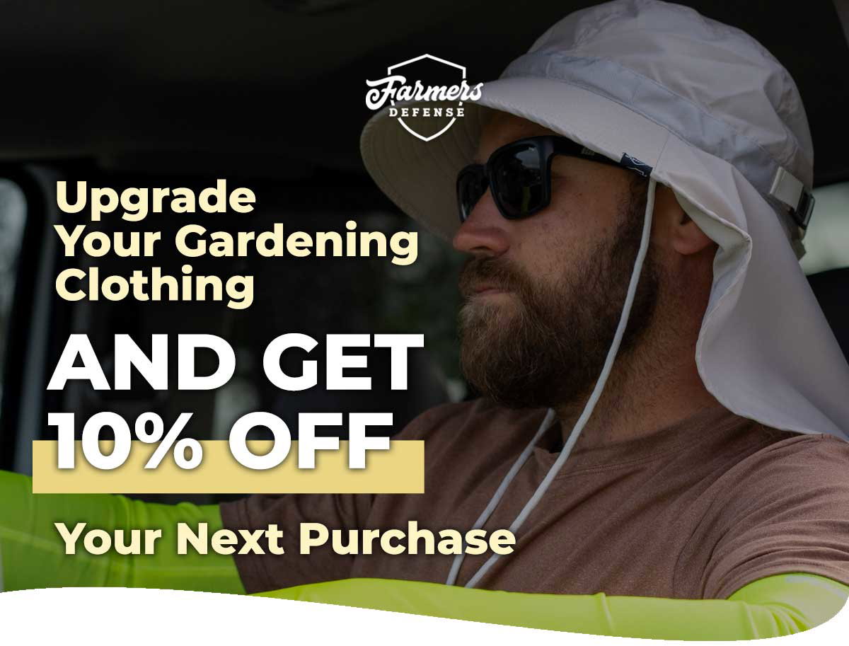 Upgrade your gardening clothing and get 10%off