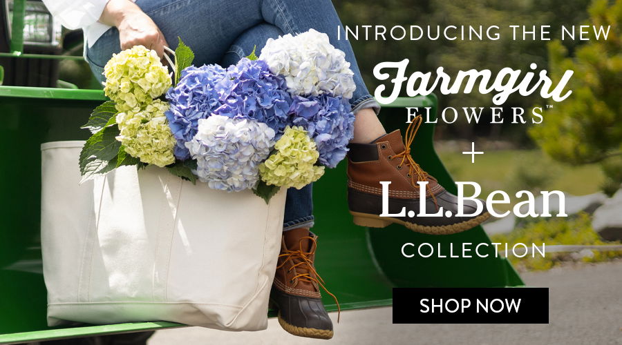 Introducing the new Farmgirl Flowers + L.L.Bean Collection | Shop Now