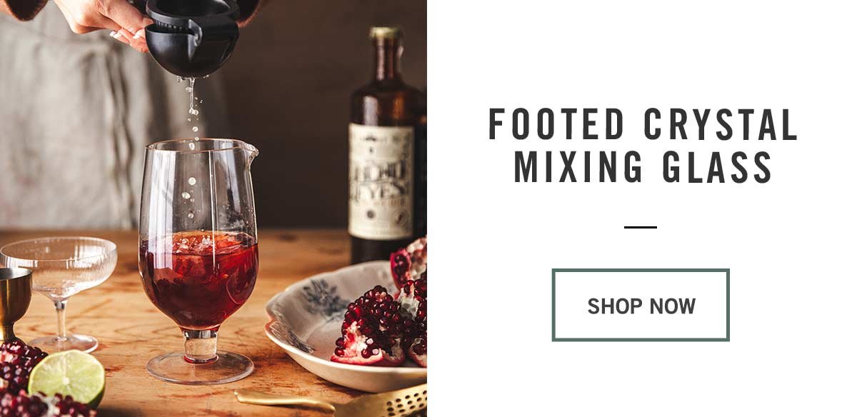 Footed Bistro Mixing Glass