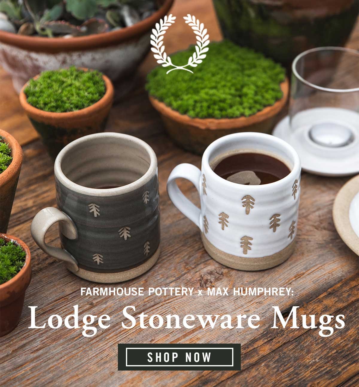 Farmhouse Pottery x Max Humphrey Lodge Stoneware Mug