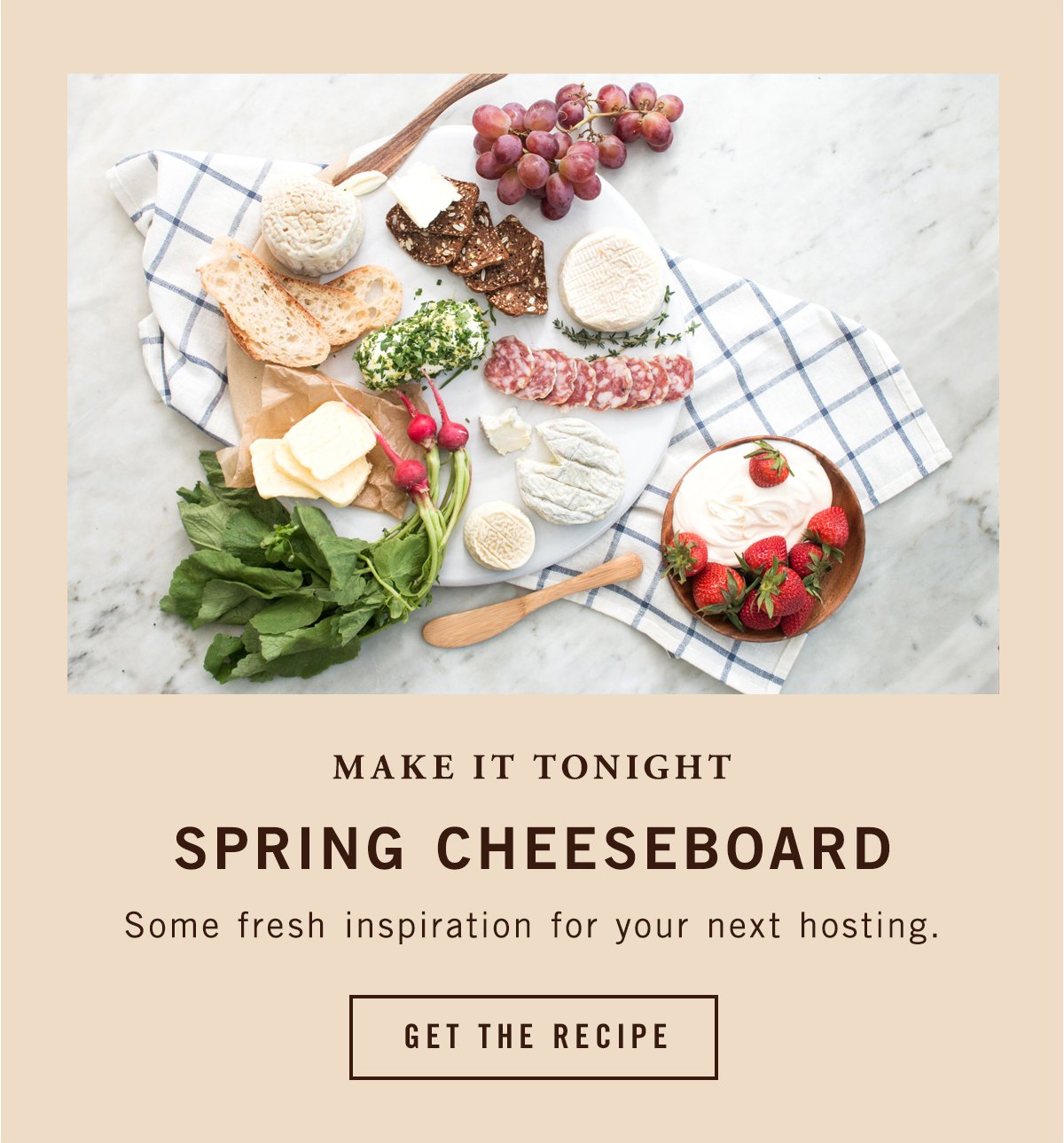 Spring Cheeseboard Recipe