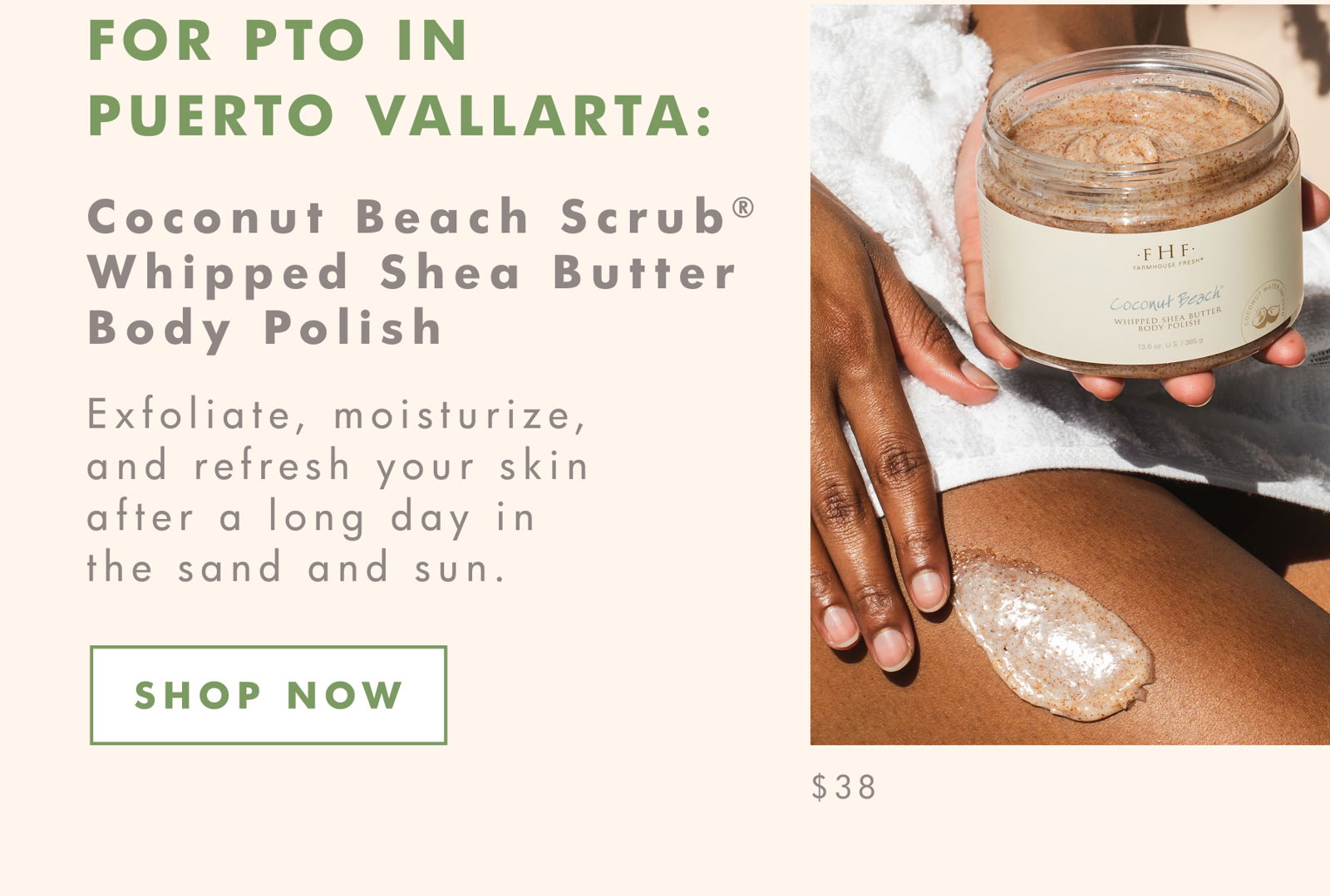 Coconut Beach Scrub® Whipped Shea Butter Body Polish