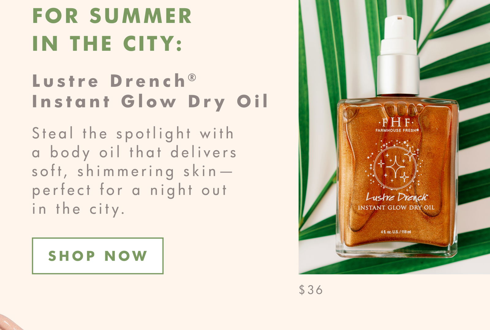 Lustre Drench® Instant Glow Dry Oil