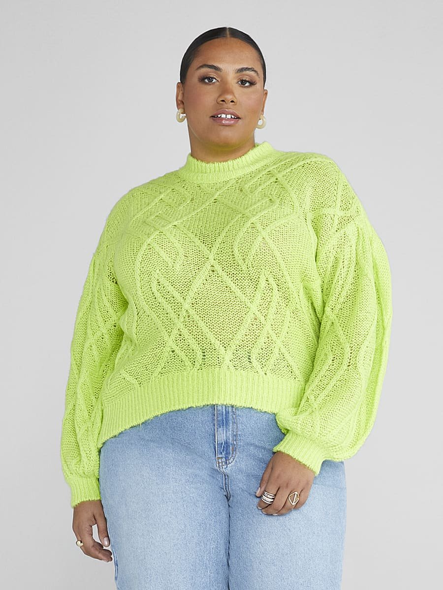 Image of Melody Cable Knit Sweater