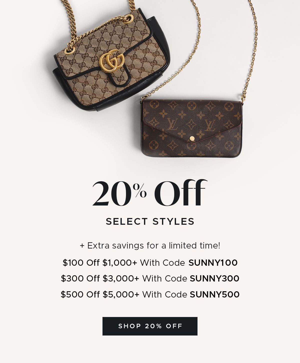 20% Off Select Styles