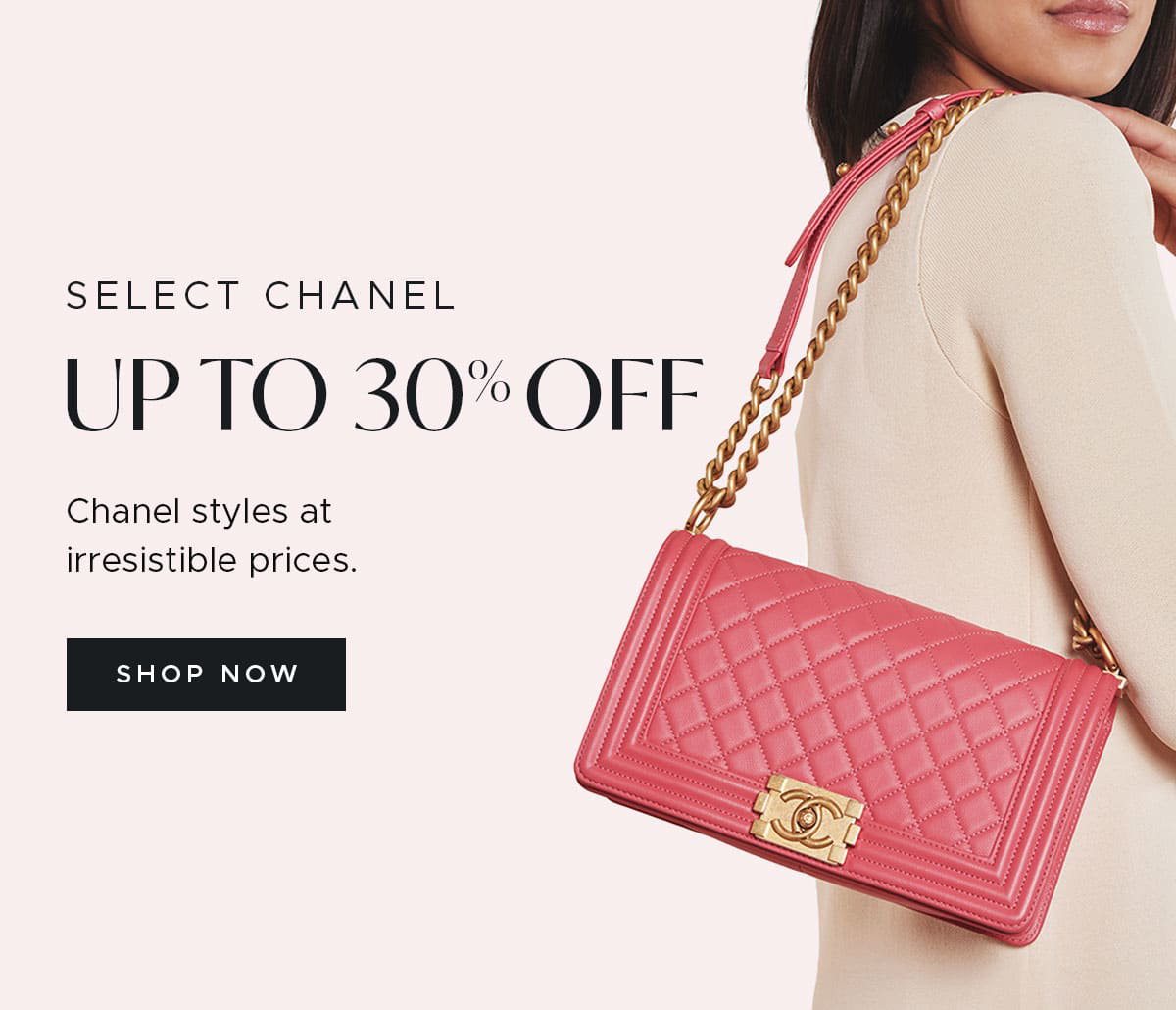 Up to 30% off Select Chanel