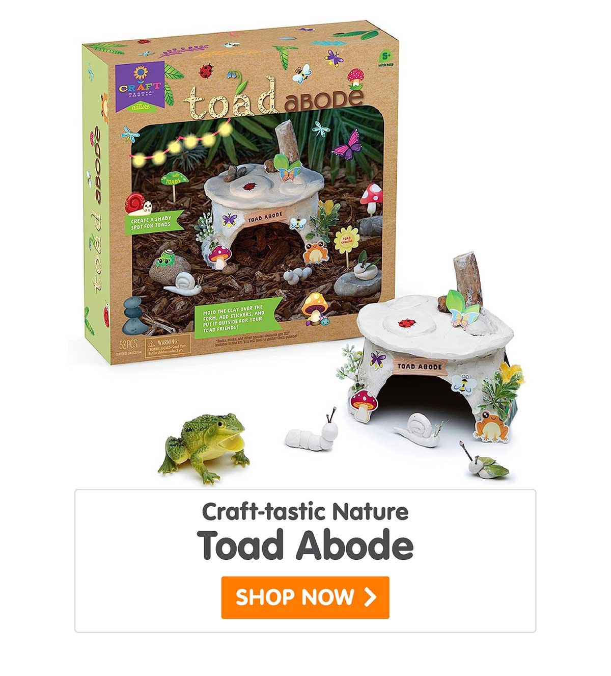Craft-tastic Nature Toad Abode
