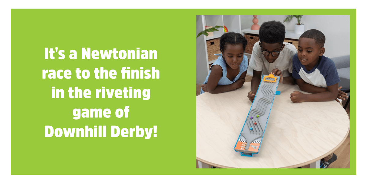 Downhill Derby - It's a Newtonian race to the finish in the riveting game of Downhill Derby!