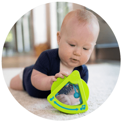 1st Birthday - Tobble Tones - A tummy time chime!