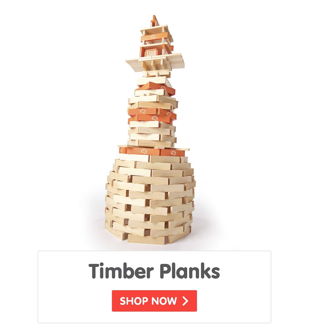 Timber Planks 300 Piece Set