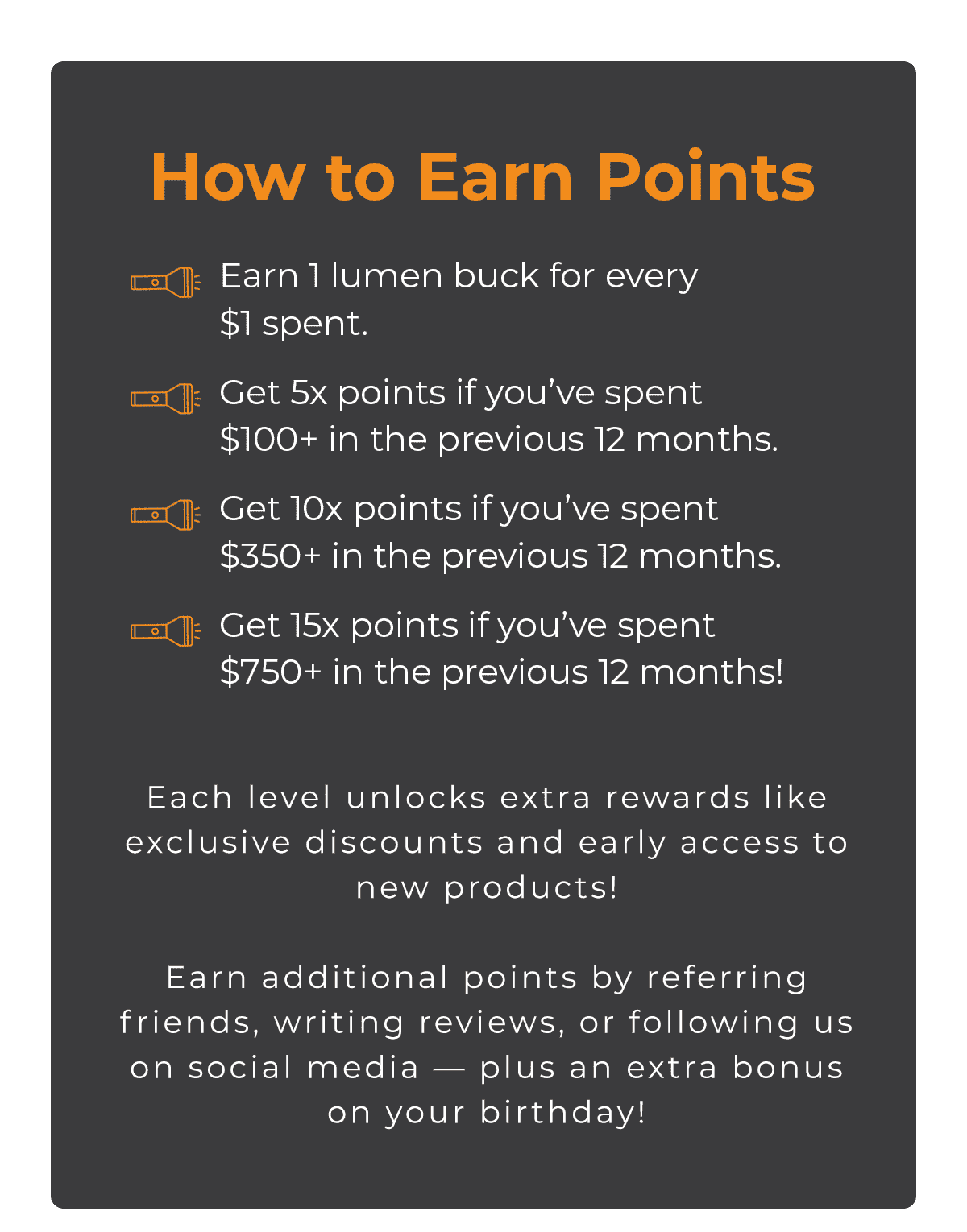 How to earn points