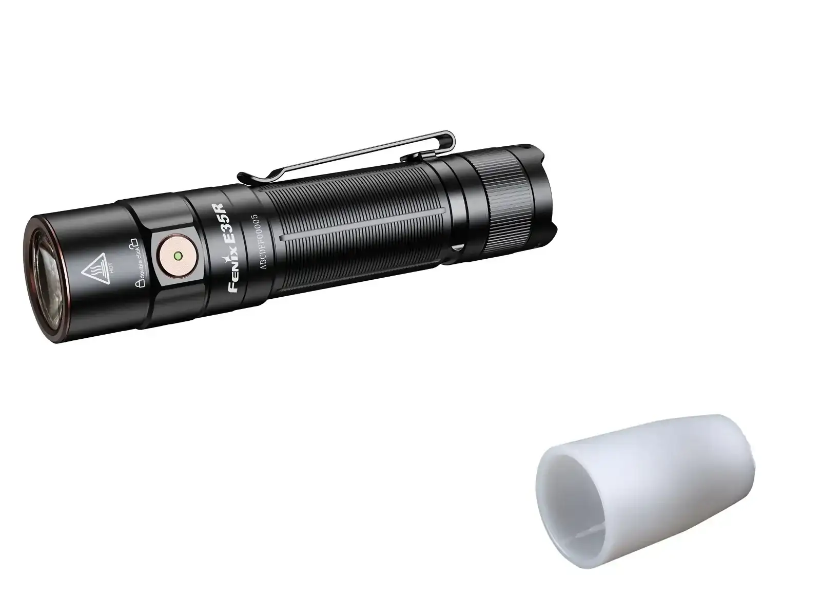 Image of Fenix E35R High-Performance Rechargeable LED Flashlight + FREE AOD-S V2 Diffuser
