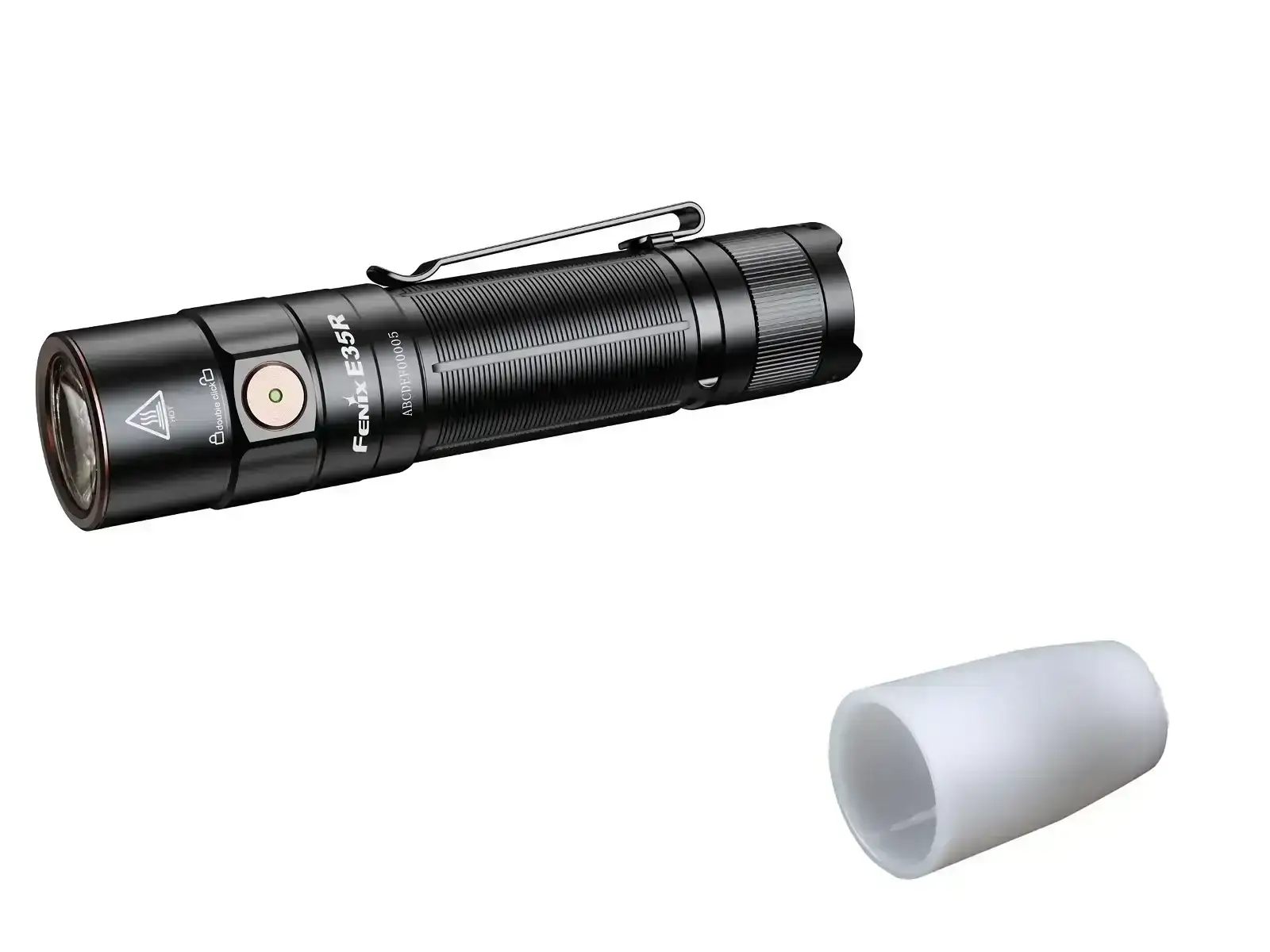 Image of Fenix E35R High-Performance Rechargeable LED Flashlight + FREE AOD-S V2 Diffuser