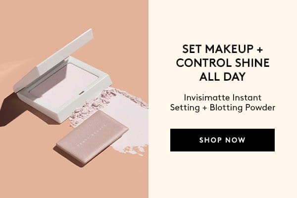 INVISIMATTE INSTANT SETTING + BLOTTING POWDER