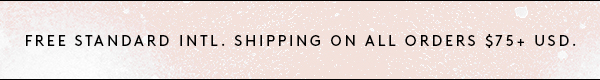 FREE SHIPPING ON \\$75+ USD