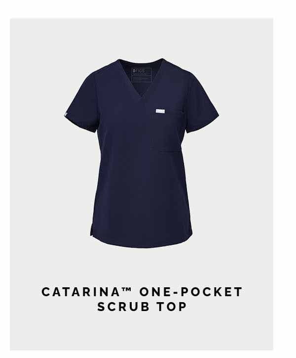 Catarina One-Pocket Scrub Top